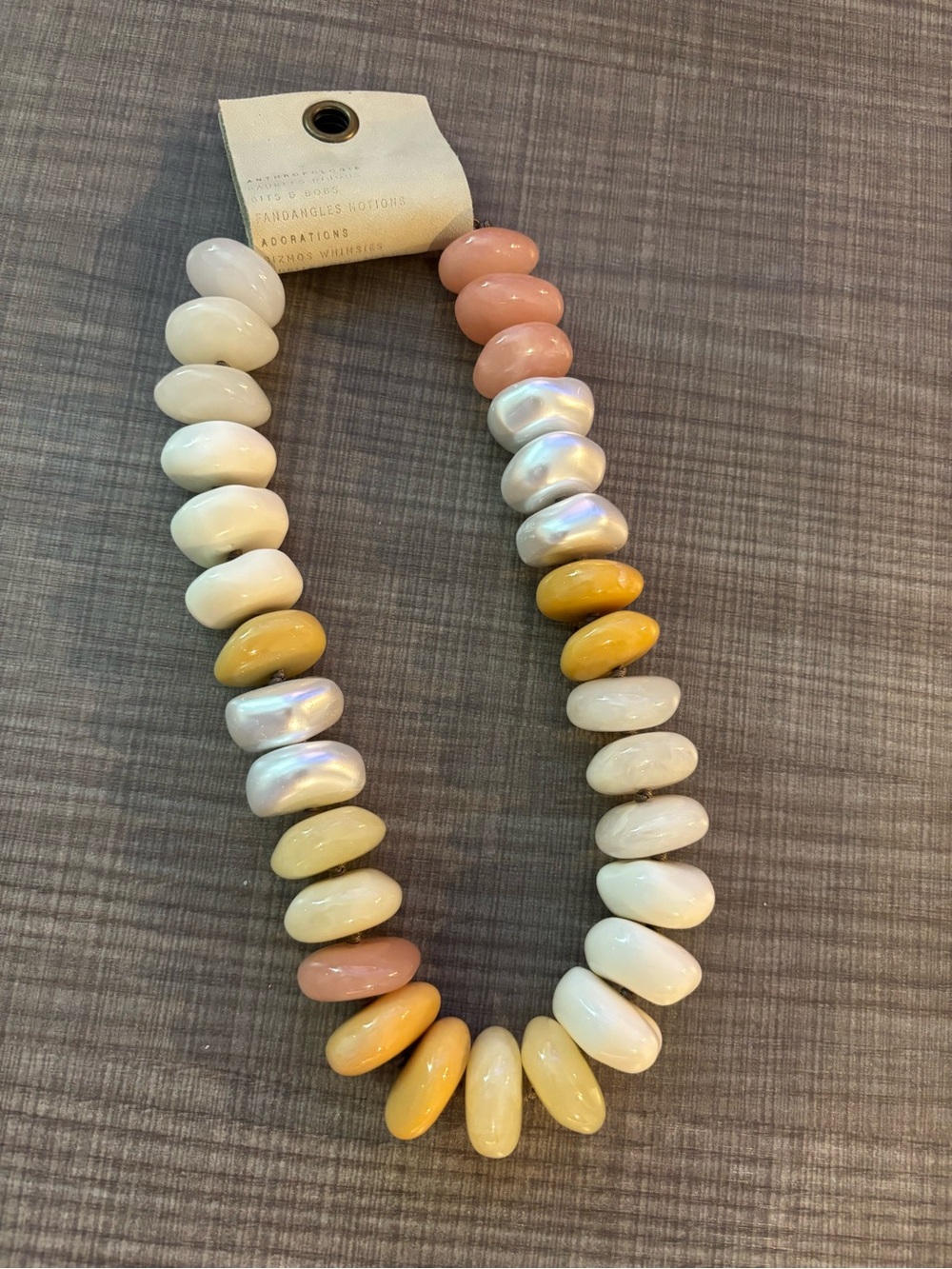Anthropologie Chunky Rainbow Necklace